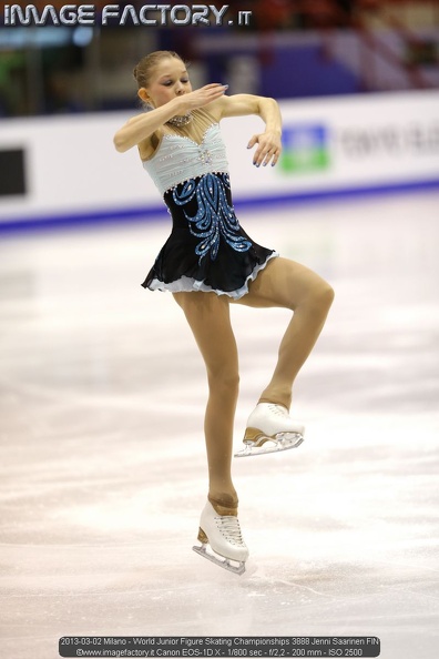 2013-03-02 Milano - World Junior Figure Skating Championships 3888 Jenni Saarinen FIN.jpg